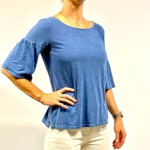 Anthropology Pure+Good Bell Sleeve Top
